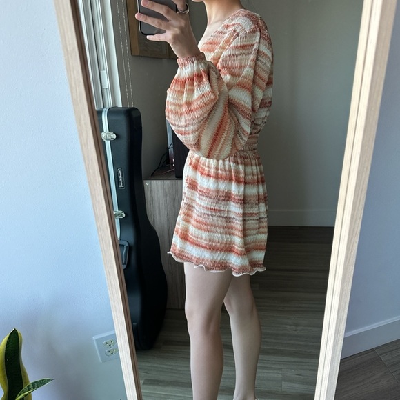 C/MEO Collective Worlds Collide Playsuit in Apricot - Picture 8 of 8